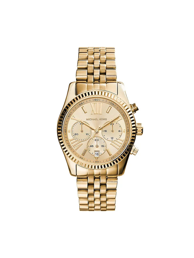Relógio Michael Kors Lexington MK7378 para Mulher – Aço Dourado