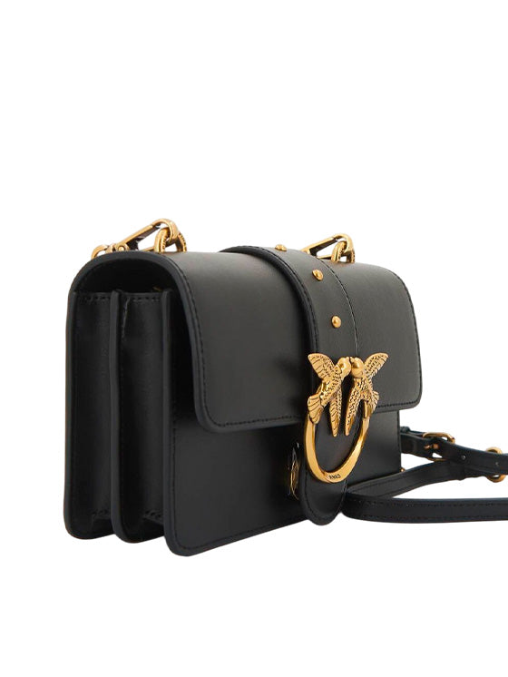 Bolsa Pinko Love Mini Icon Simply Preta