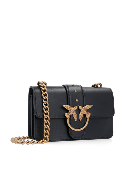 Bolsa Pinko Love Mini Icon Simply Preta
