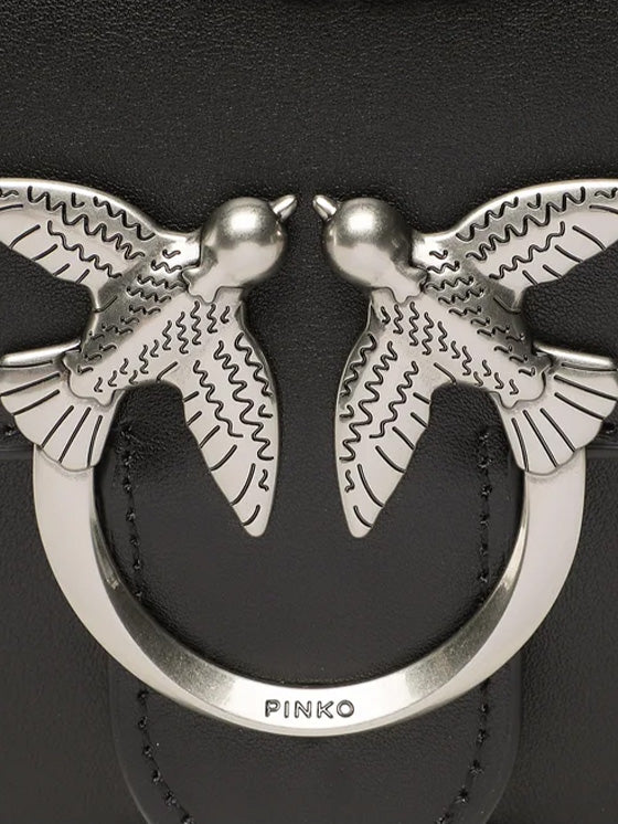 Bolsa Pinko Love One Mini DC PE 23 PLTT Preta