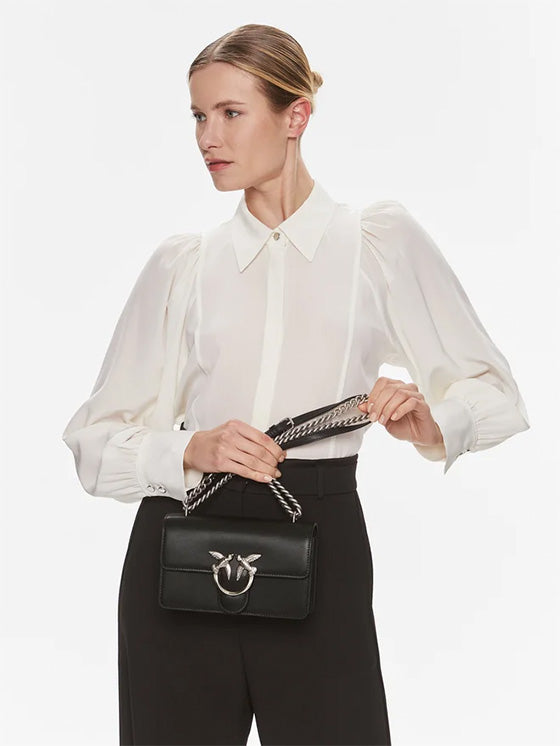 Bolsa Pinko Love One Mini DC PE 23 PLTT Preta