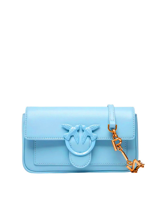 Bolsa Pinko Love Pocket Simply Cl Céu azul