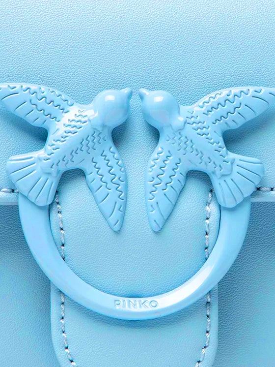 Bolsa Pinko Love Pocket Simply Cl Céu azul