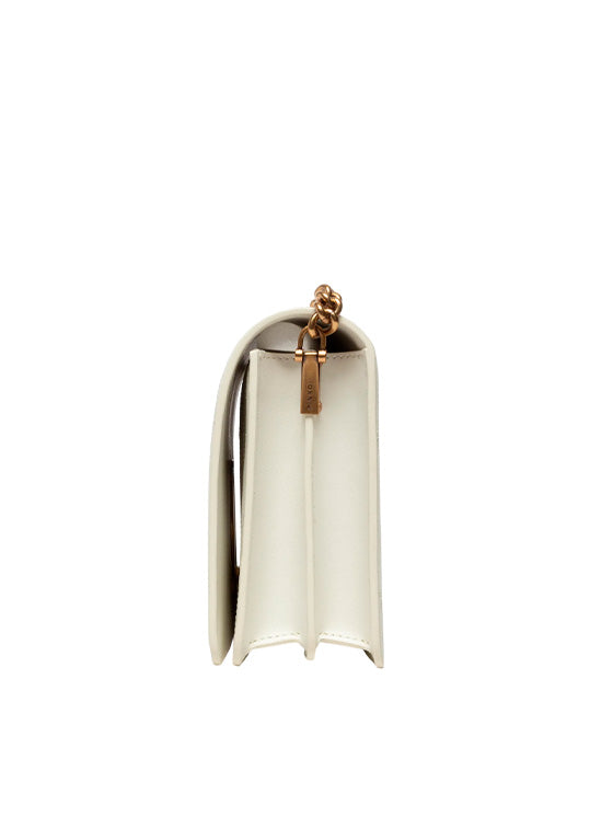 Bolsa Pinko Love Click Wave Logo Branco