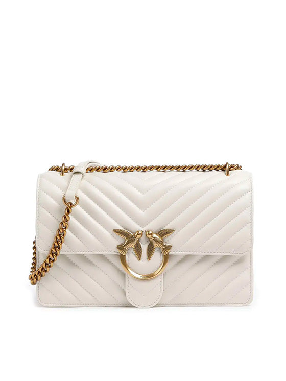 Bolso Pinko Love One Classic 100941 A0GK Branco