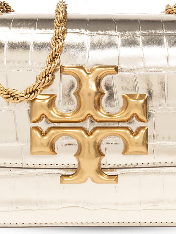 Bolsa de ombro Tory Burch Eleanor champanhe