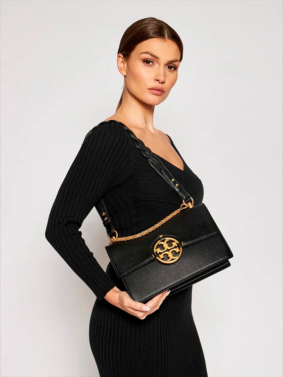 Mala de Ombro Miller Tory Burch Preto