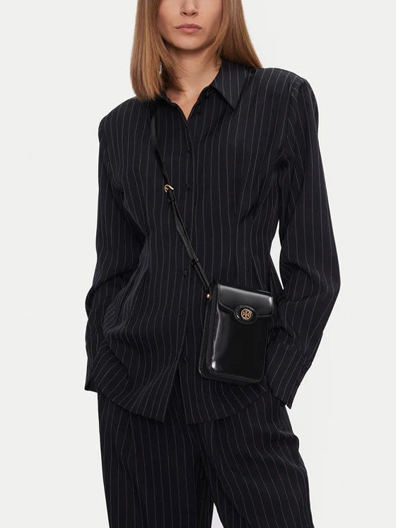 Bolso Robinson Phone Crossbody Tory Burch Preto