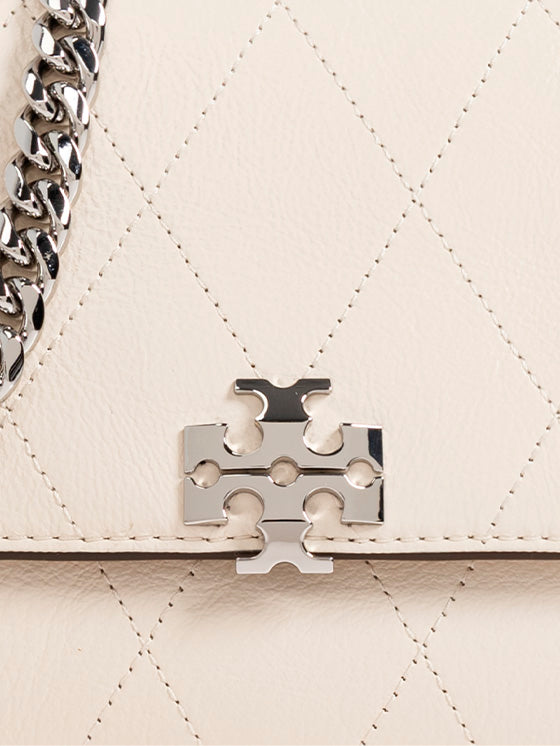 Mala Tory Burch Soft Fleming White Quilted 185829 Bianco