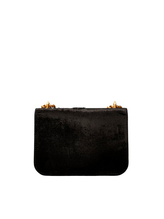 Mala Tory Burch Small Eleanor Convertible Shoulder Bag 80571 em Veludo Bordado