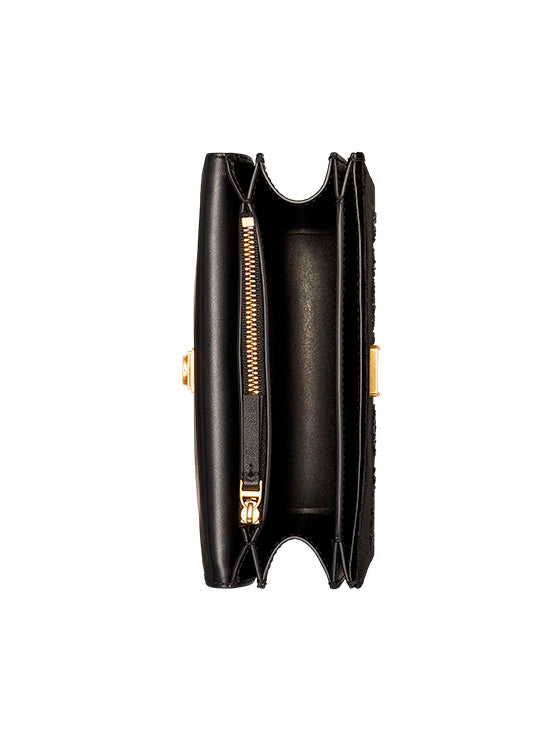 Mala Tory Burch Small Eleanor Convertible Shoulder Bag 80571 em Veludo Bordado