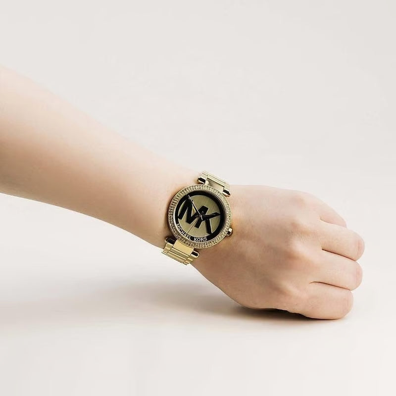Relógio Michael Kors Parker MK5784 para Mulher – Aço Dourado com Cristais